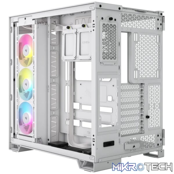 Corsair iCUE Link 6500X RGB Tempered Glass Steel ATX Mid-Tower Gaming PC Case - White CC-9011270-WW - Image 13