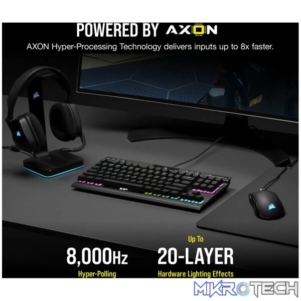 Corsair K70 RGB TKL Champion Series Optical-Mechanical Gaming Keyboard - Image 6