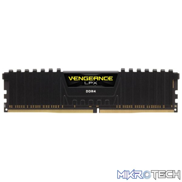 Corsair Vengeance Lpx 32Gb DDR4-2666 (pc4-21300) CL16 1.2v Desktop Memory Module with Black low-profile heatsink - Image 2