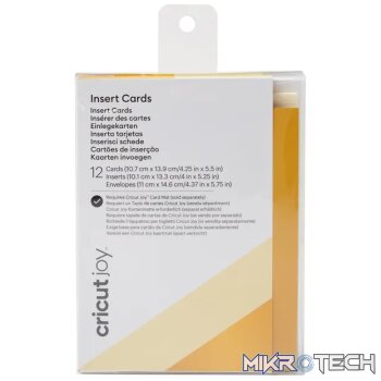 Cricut Joy Insert Cards 12-pack (Cream/Holo)
