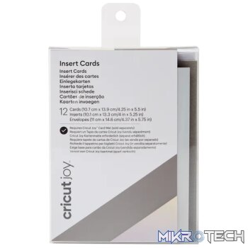 Cricut Joy Insert Cards 12-pack (Grey/Holo)