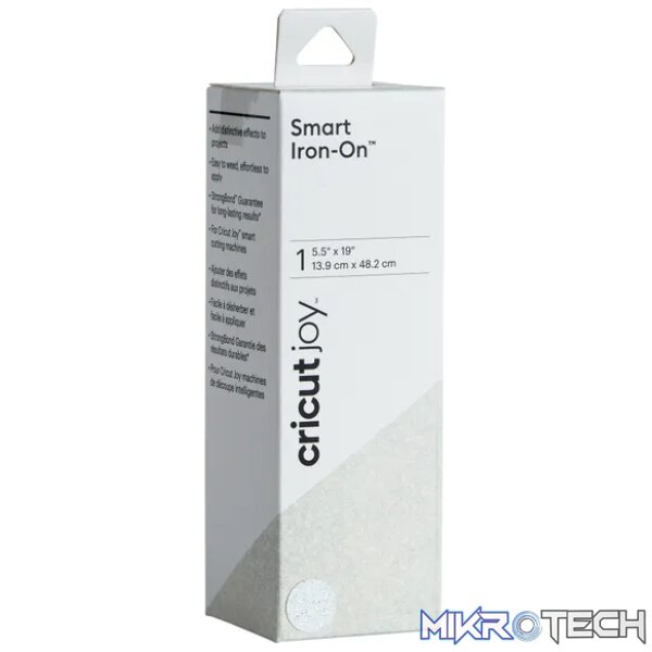 Cricut Joy Smart Iron-On 5.5x19" (Glitter White) Cricut Joy Smart Iron-On 5.5x19" (Glitter White)
