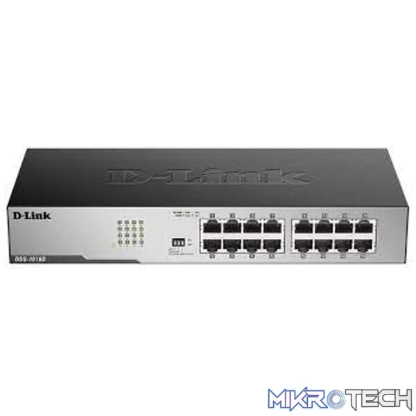 D-Link 16Port 10/100/1000Mbps Unmanaged Switch D-Link 16Port 10/100/1000Mbps Unmanaged Switch