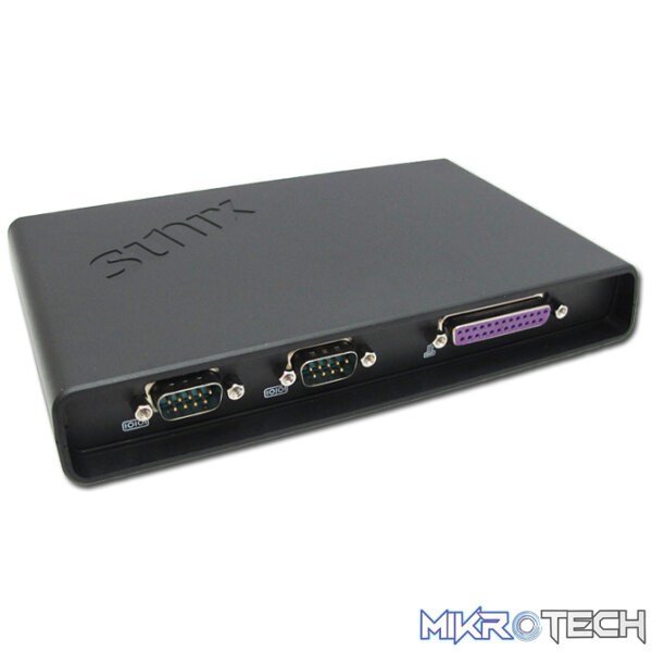 DPKM21H00 Sunix DPKM21H00 DevicePort Dock Mode Ethernet enabled RS-232 & Printer Port Replicator - Image 1