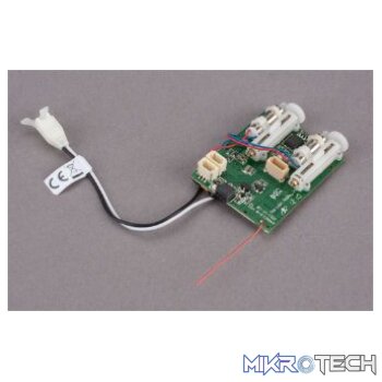 * DSM2/DSMX 6 Ch UM AS3X Receiver/ESC: W