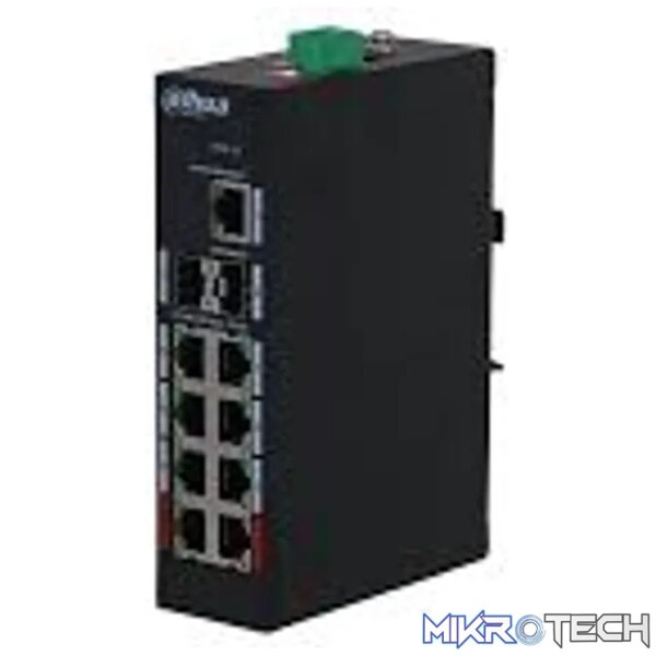Dahua 11-Port Unmanaged Desktop Switch with 8-Port PoE Dahua 11-Port Unmanaged Desktop Switch with 8-Port PoE