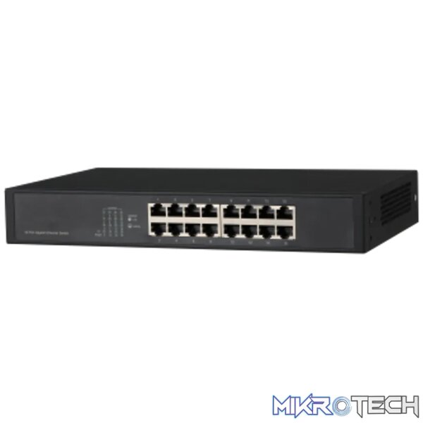 Dahua 16-Port Unmanaged Gigabit Switch Dahua 16-Port Unmanaged Gigabit Switch