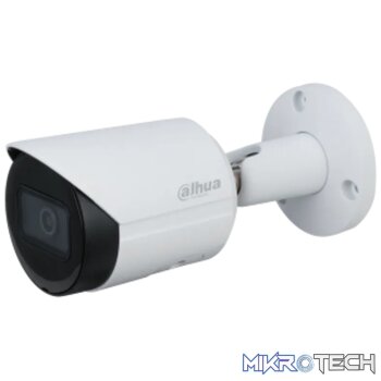 Dahua 2MP Lite IR Fixed-focal Bullet Network Camera 3.6mm Lens (1920 × 1080) @25/30 fps. IR30m IP67 Protection 12V DC/PoE Power