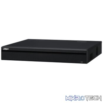 Dahua 32Ch 1.5U 4HDD's 16PoE 4K & H.265 Pro Network Video Recorder; Up to 24MP resolution for live view and playback