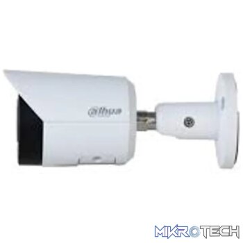 Dahua 4MP Smart Dual LED Full Color Fixed-focal Bullet WizSense Network Camera IP67 Built in Mic support SMD