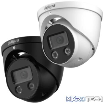 Dahua 5MP Full-color Active Deterrence Fixed-focal  Eyeball 3.6mm Lens WizSense Network Camera (2592 × 1944) @20 fps IR  distanc