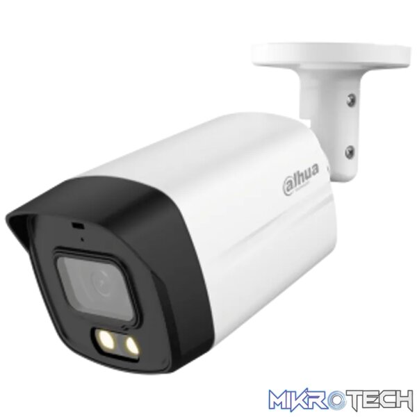 Dahua 5MP Full-color Bullet Camera ; 40 m; Built-in mic; IP67; Metal front cover;plastic main body; metal bracket. . Dahua 5MP Full-color Bullet Camera ; 40 m; Built-in mic; IP67; Metal front cover;plastic main body; metal bracket. .