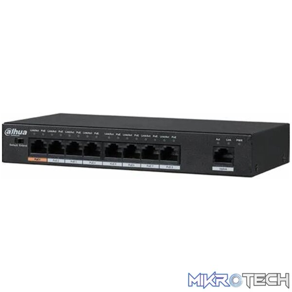 Dahua 8-Port PoE Switch (Unmanaged); Dahua 8-Port PoE Switch (Unmanaged);