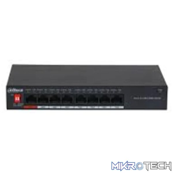 Dahua 8-Port Unmanaged Desktop Switch with 8 Port PoE Dahua 8-Port Unmanaged Desktop Switch with 8 Port PoE