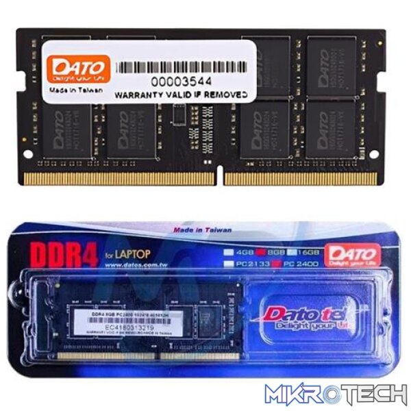 Dato 4GB DDR4 3200MHz SO-DIMM Memory Dato 4GB DDR4 3200MHz SO-DIMM Memory