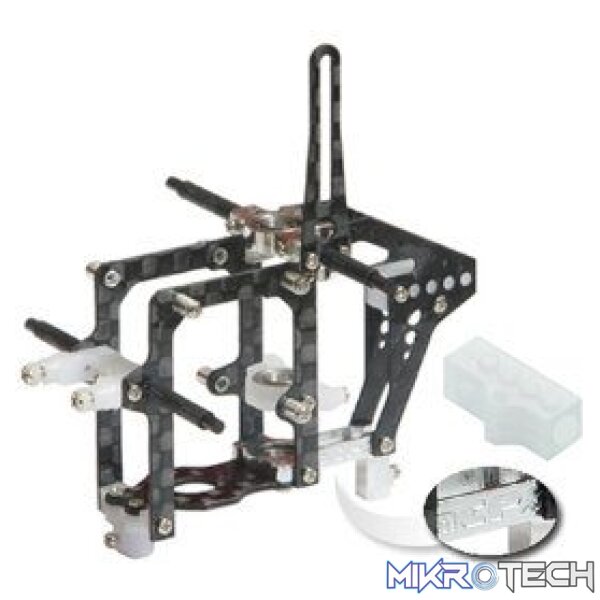 Delrin Main Frame w/3rd Bearing: mCP X Delrin Main Frame w/3rd Bearing: mCP X