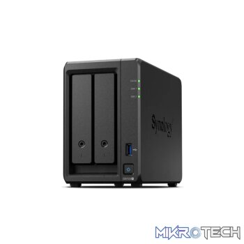 DiskStation 2 Bay NAS (up to 7-bay); 2 Core; 2GB DDR4 RAM (upgradable to 32 GB)1 USB 3.0