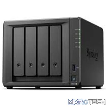 DiskStation 4 Bay NAS (up to 9-bay); Quad Core 2.0GHz; 4GB DDR4 RAM; 2x m.2 SSD Slot; 2x GbE LAN; 2x USB3.0; 1x eSATA