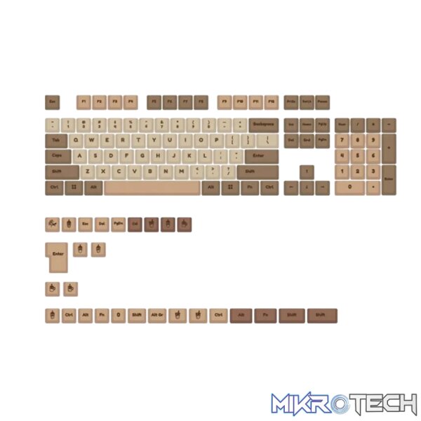Ducky PBT Dye-Sublimation MDA Profile 132-piece Keycap Set - Boba DCA132-USBOBMDPH1 - Image 2