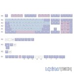 Ducky PBT Double-Shot OEM Profile 132-piece Keycap Set - Macaron DCA132-USMACOEPD1 - Image 2