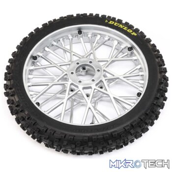 Dunlop MX53 Front Tire Mounted