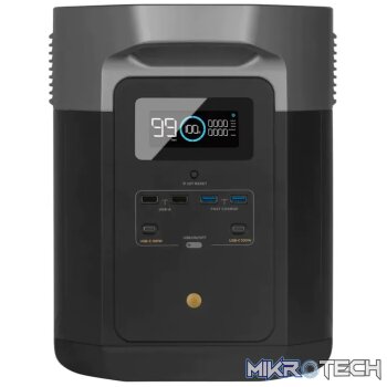 ECOFLOW DELTA MAX 2000 Portable Power Station - 2400W output; 2016Wh Battery; 800W Solar - Int Socket
