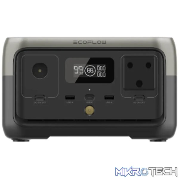 ECOFLOW RIVER 2 Portable Power Station - 256Wh LFP battery - 300W Output 110W Solar input - SA Socket ECOFLOW RIVER 2 Portable Power Station - 256Wh LFP battery - 300W Output 110W Solar input - SA Socket
