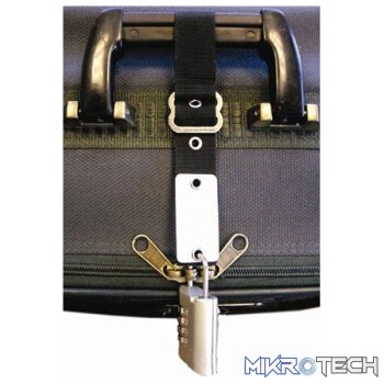 ESQUIRE Anti-Theft Luggage Zipper Strap