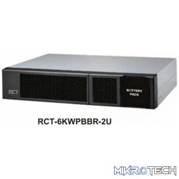 EXTENDED BATTERY BANK UNIT (2U) FOR RCT-6000-WPRU and RCT-10000WPRU (12V/9Ah x 16)  - 6 month warranty on batteries.
