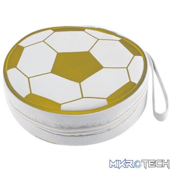 Ebox 24pcs Cd Holder Black & Yellow Soccer