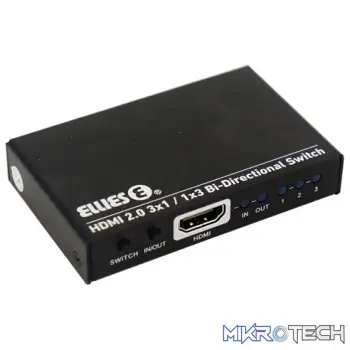 Ellies 3 Port Bi Directional HDMI Switch