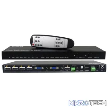 Ellies 6 Input Collaboration Switcher Scaler With 4K HDMI Output