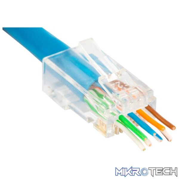 Ellies Cat6 UTP RJ45 Modular Snap Plugs 50 Pack Ellies Cat6 UTP RJ45 Modular Snap Plugs 50 Pack