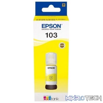 Epson 103 Ecotank Yellow Ink Bottle 65ml