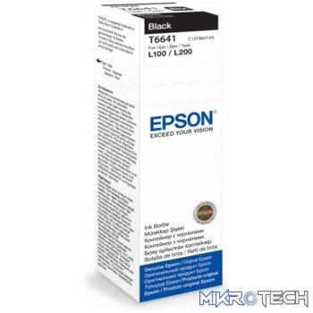 Epson T6641 Black ink bottle 70ml