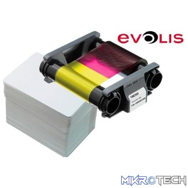 Evolis Consumable pack for 100 color prints Evolis Consumable pack for 100 color prints