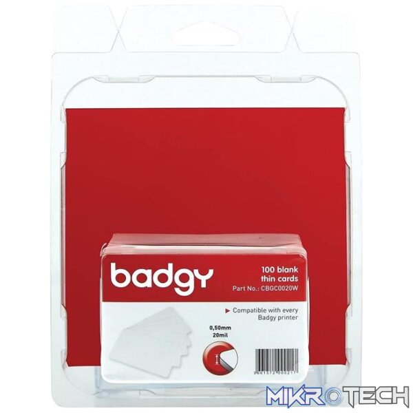 Evolis PVC Cards x100 Evolis PVC Cards x100