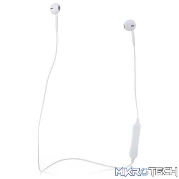 Ezra In Ear Bluetooth Handsfree Sweatproof White Earphones Ezra In Ear Bluetooth Handsfree Sweatproof White Earphones