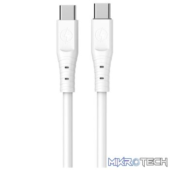 Ezra TypeC To TypeC 2meter PD20w White Cable