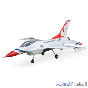 F-16 Thunderbirds 70mm EDF Jet BNF Basic with AS3X and SAFE Select
