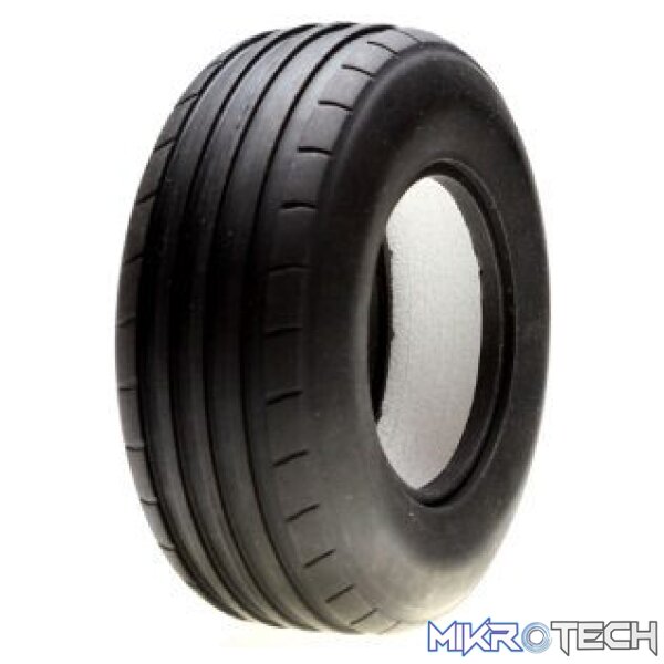 * FR Tire Ribbed w/Foam Med 40mm (2): * FR Tire Ribbed w/Foam Med 40mm (2):