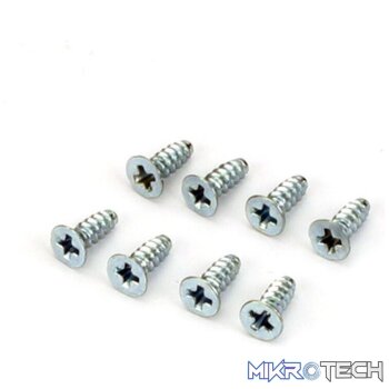 Flat Head Self-Tap Screws 3 x 8mm
