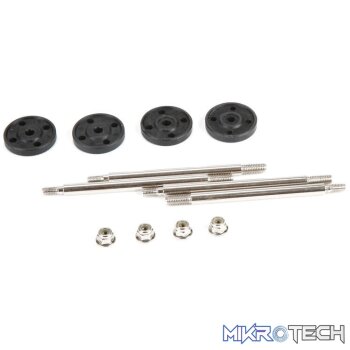 Fr/Rr Shock Shaft & Piston Set: 1:5 4wd