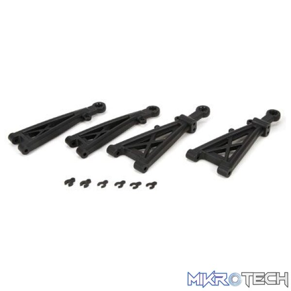 Front Suspension Arm Set (2): 1:10 4wd Front Suspension Arm Set (2): 1:10 4wd