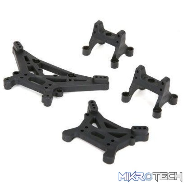 Front/Rear Shock Tower Set: 1:10 4wd All Front/Rear Shock Tower Set: 1:10 4wd All