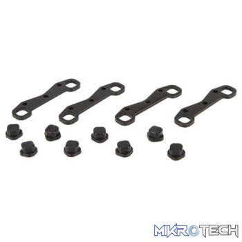 Front/Rear Toe Plates w/Inserts: 1:10 4w