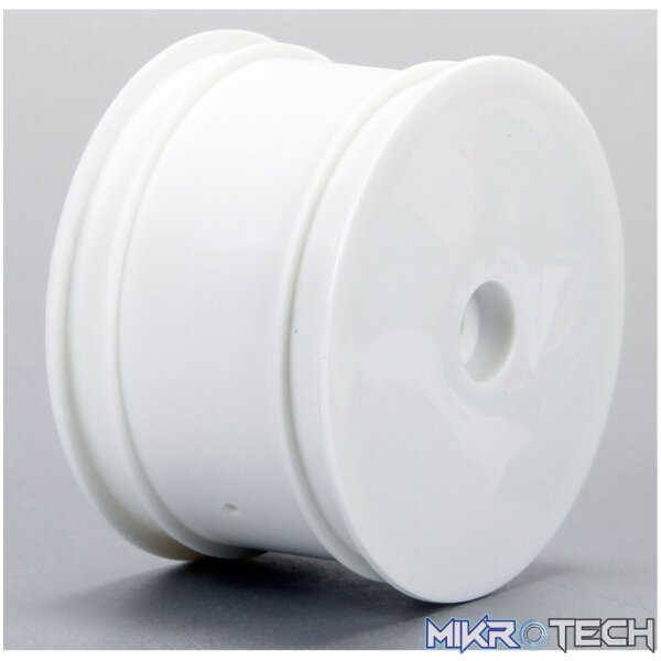 Front/Rear Wheel Set White (4): Mini 8T Front/Rear Wheel Set White (4): Mini 8T