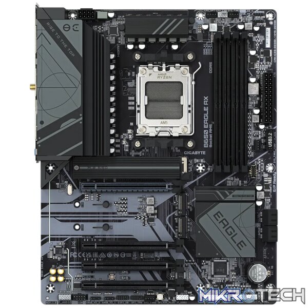 Gigabyte B650 Eagle AX AMD Socket AM5 ATX Motherboard GA-B650-EAGLE-AX - Image 2