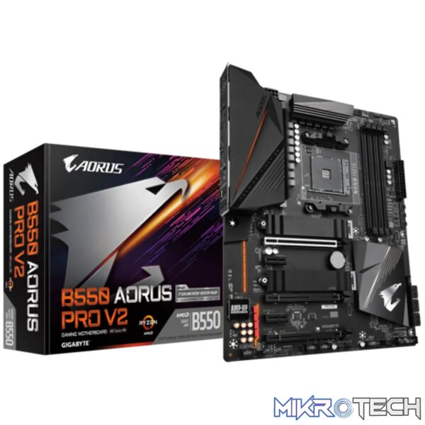 GIGABYTE Aorus AMD B550 Chipset for 3rd Generation AMD Ryzen™ processors; 4x Dual DDR4; 2x M2; HDMI; ATX GIGABYTE Aorus AMD B550 Chipset for 3rd Generation AMD Ryzen™ processors; 4x Dual DDR4; 2x M2; HDMI; ATX