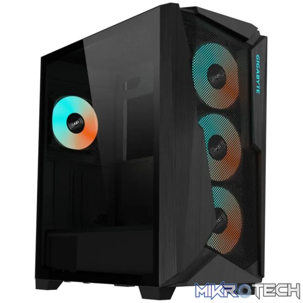 GIGABYTE Case C301 GLASS V2 Chassis; Black; Glass side Panel; ATX GIGABYTE Case C301 GLASS V2 Chassis; Black; Glass side Panel; ATX